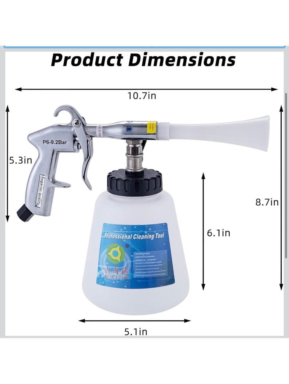 8 pc Car Interior Cleaner Auto Detail Tools Car Detailing